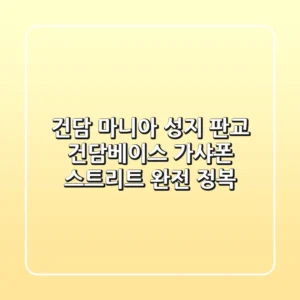 건담 마니아 성지! 판교 건담베이스 & 가샤폰 스트리트 완전 정복