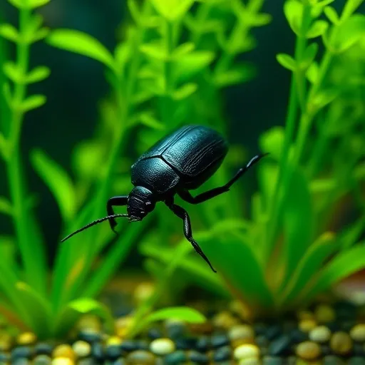 건강한 물방개 사육의 핵심: 먹이와 환경 디테일