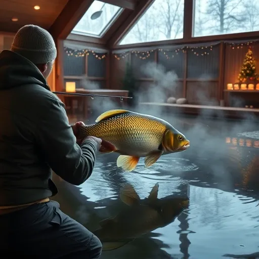 2. 겨울철 하우스 낚시, 붕어 손맛 극대화하는 채비와 미끼 전략