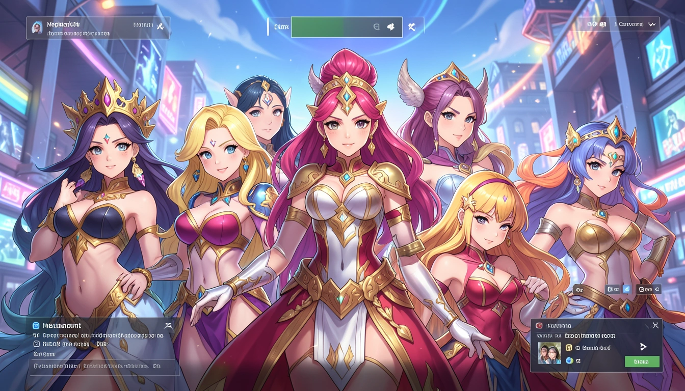 블루아카와 니케, 아카라이브에서 교류하고 즐기기 👯