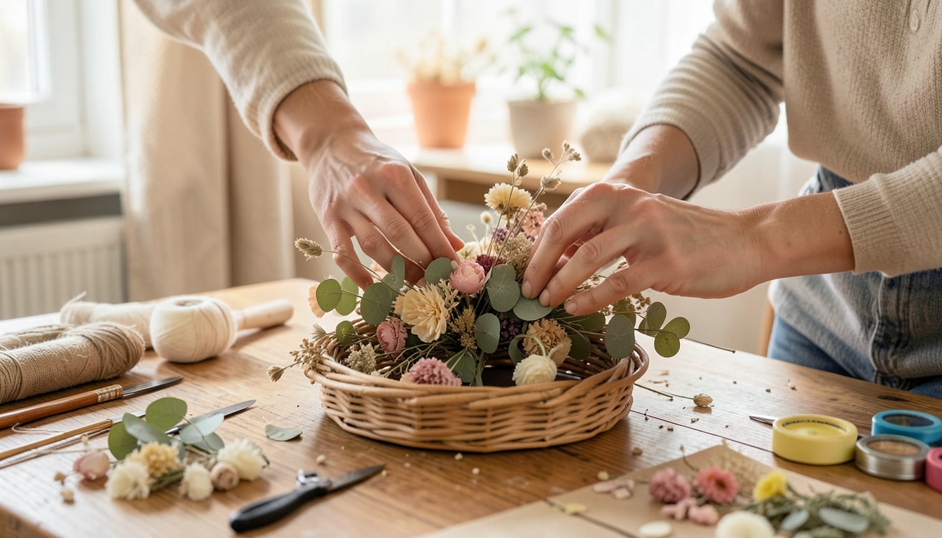 초보자를 위한 리스 만들기 재료 선택과 기본 준비물