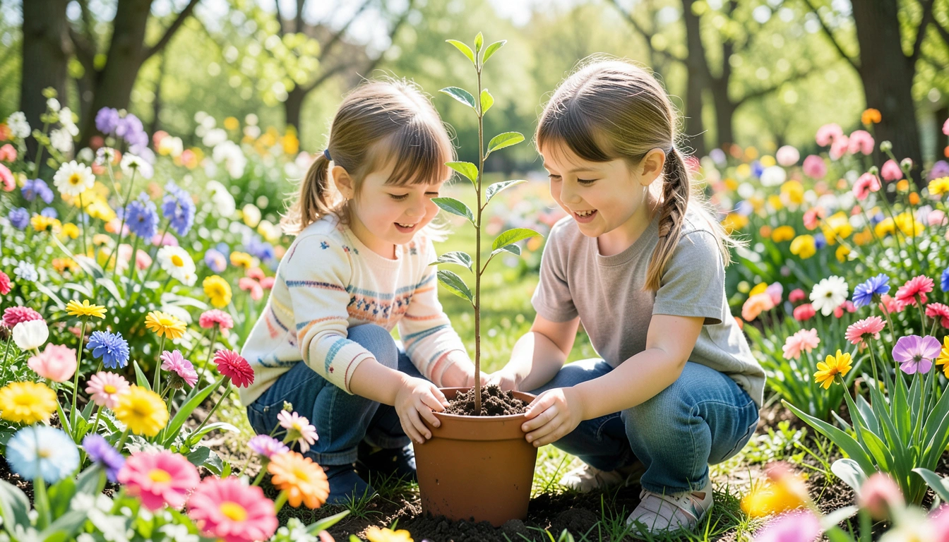아이와 함께하는 봄나무 만들기: 단순 놀이 그 이상의 교육적 효과