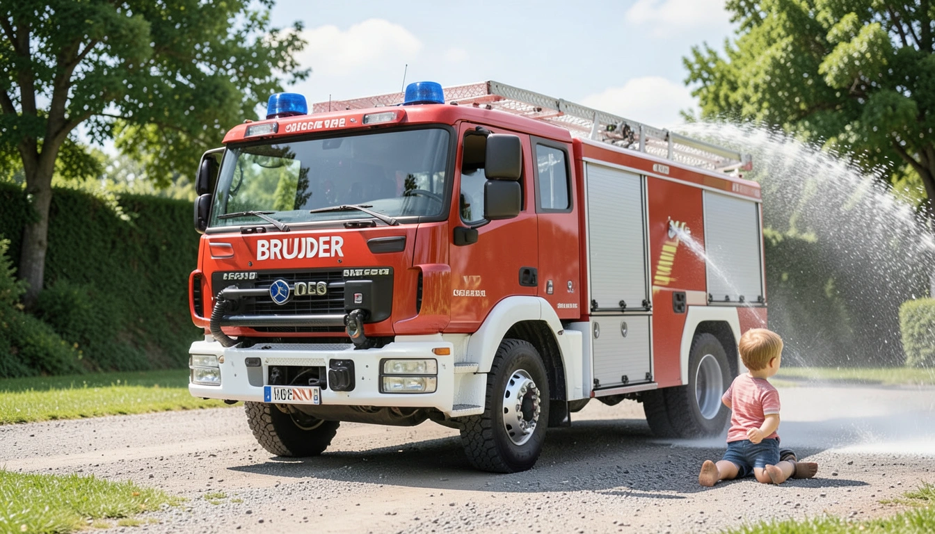 진짜 물 뿌리는 소방차? 브루더의 핵심 디테일 파헤치기