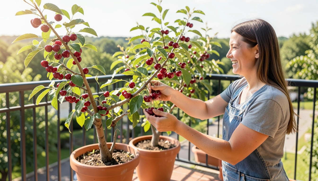 2. 체리 묘목 심기부터 화분 관리까지, 베란다 과수원의 시작
