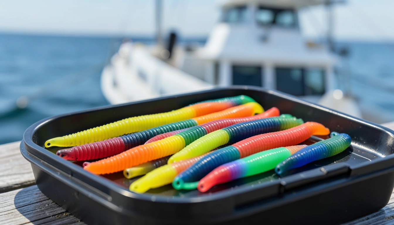 흐린 날부터 맑은 날까지, 상황별 광어웜 색상 선택 노하우